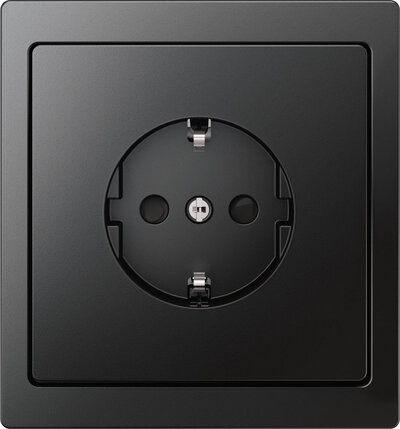 D-Life, SCHUKO-Steckdose erhöhter Berührungsschutz, Anthrazit